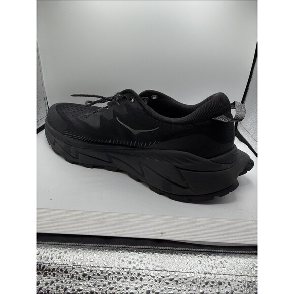 Hoka Skyline-Float X Triple Black Hiking Shoes Vibram Mens 11.5 D 1141610 BBLC main image 4